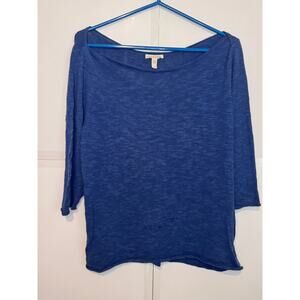 Eileen Fisher 3/4 Sleeve Organic Linen/Cotton Size L